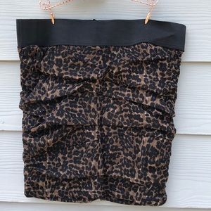 Charlotte Russe Animal Print Mini Skirt